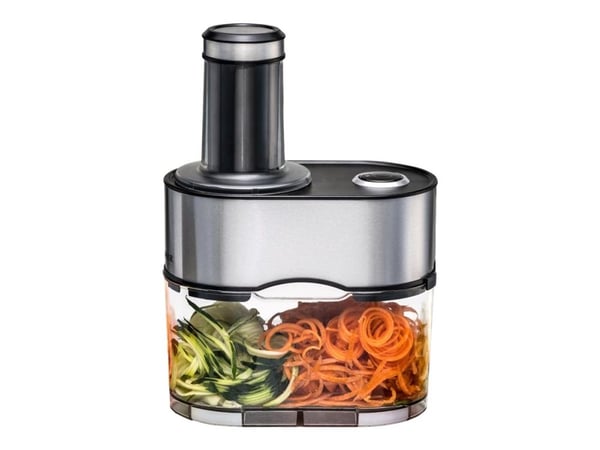 Rommelsbacher EGS 80 Gnudel - Elektrisk spiralskärare - 2.5 liter - 100 W - svart / rostfritt stål