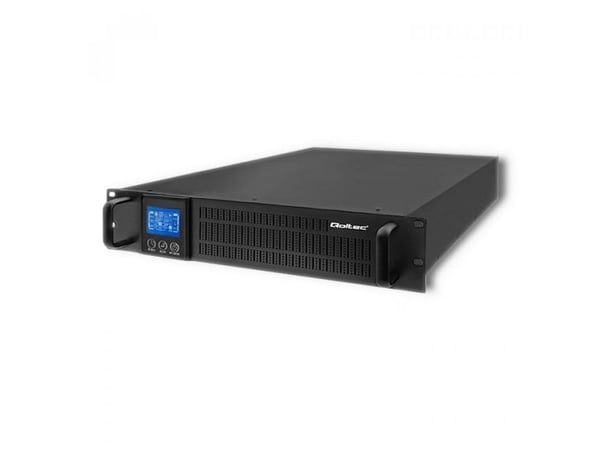 Qoltec - UPS (rackversion) - AC 115-300 V - 1600 Watt - 2000 VA - 7 At - RS-232 - output-stikforbindelser: 2 - lajittelu
