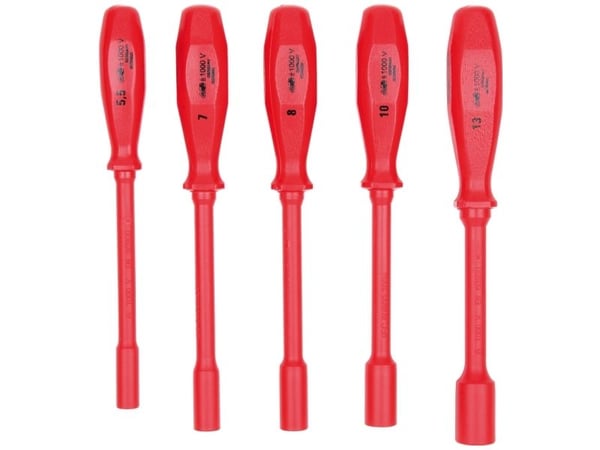 KS Tools 117.1255, Kromvanadiumstål, 630 g, 5 verktøy