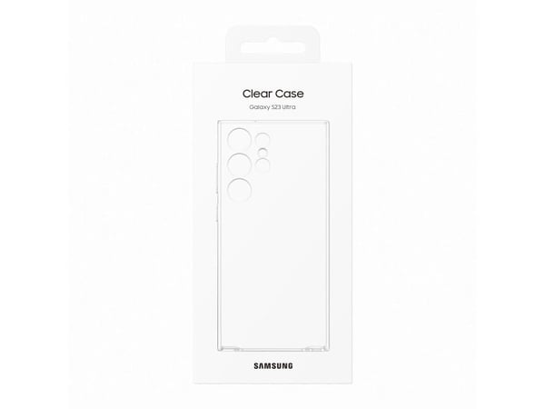 Samsung EF-QS918 - Baksidedeksel for mobiltelefon - gjennomsiktig - for Galaxy S23 Ultra