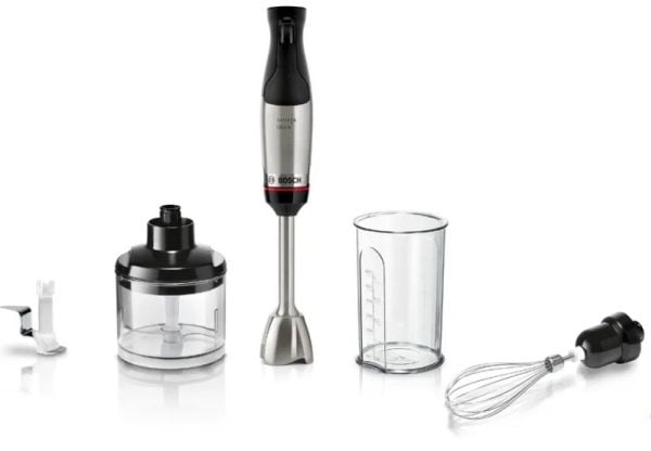 Bosch Serie 6 MSM6M622, Matlagingsblender, 0,6 l, 1,4 m, 1000 W, Sort, Rustfritt stål