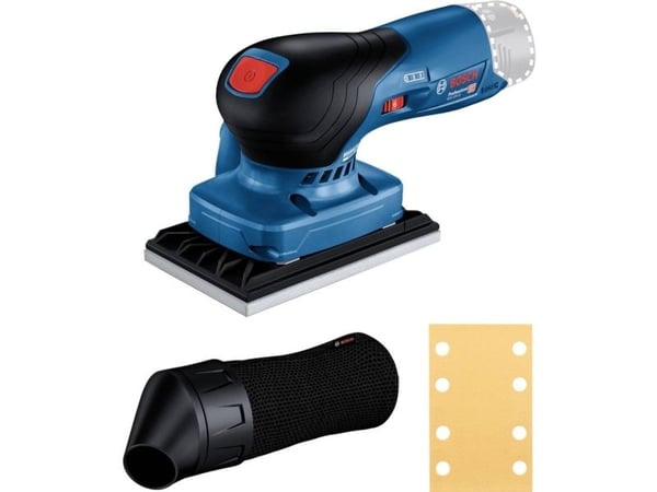 Bosch GSS 12V-13 PROFESSIONAL, Epäkesko hiomakone, Kiristin/tarranauha, musta, Sininen, Punainen, 6000 RPM, 1000 RPM, 12000 OPM - SOLO