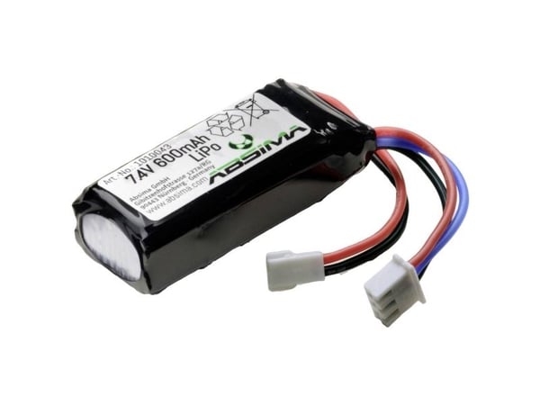Absima batteripakke (LiPo) 7.4 V 600 mAh
