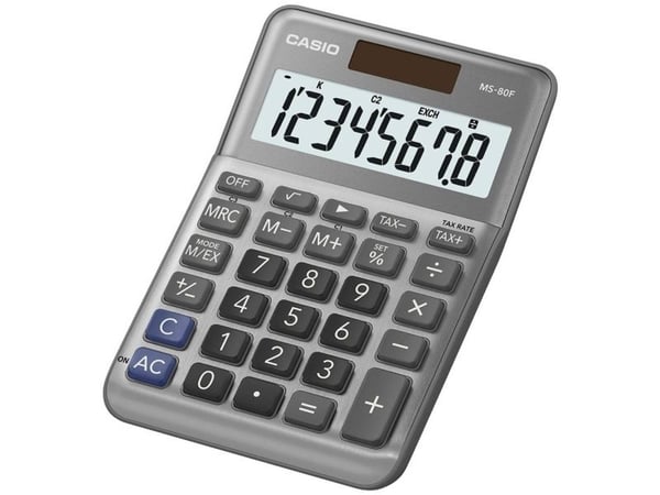 Bordkalkylator Casio MS-80F - 8 siffror