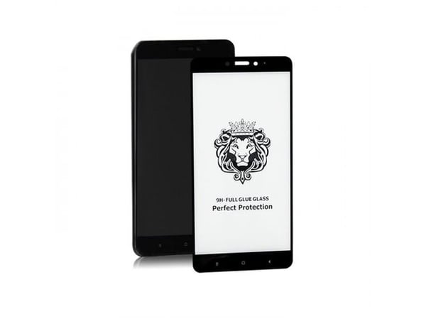 Qoltec Premium - Skjermbeskyttelse for mobiltelefon - glass - 6.44" - rammefarge svart - for Xiaomi MI Max 2