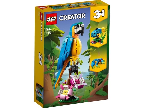 LEGO Creator 31136 Eksotisk papegøje (paperi)