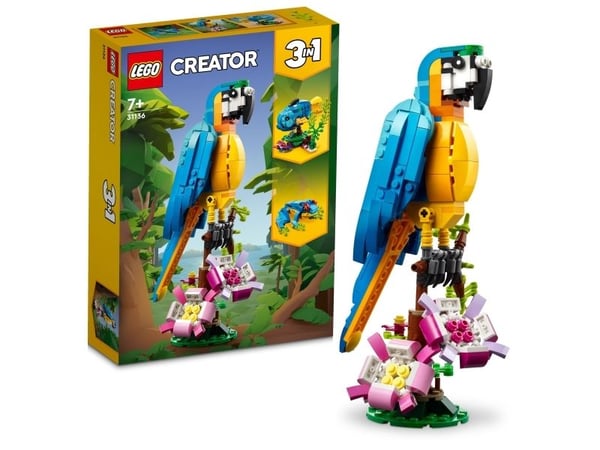LEGO Creator 31136 Exotisk papegoja