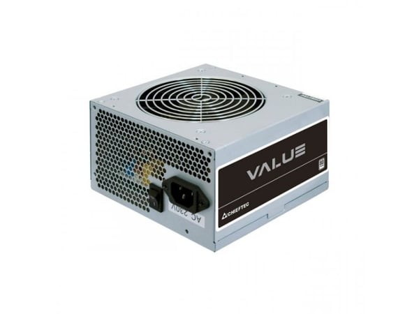 Chieftec VALUE SERIES APB-400B8 - Gamer Series - virtalähde (sisäinen) - ATX12V 2.3 - AC 230 V - 400 Watt - aktiivinen PFC - hopea