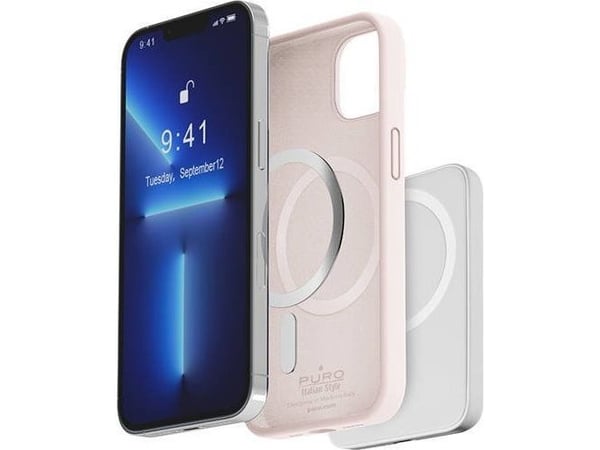 PURO Icon Mag, Etui, Apple, IPhone 14 Plus, 17 cm (6.7"), Rosa
