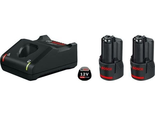 Bosch Akkusarja 12V - 2 x 3 Ah akku ja laturi