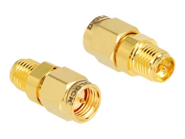 Delock - Antenneadapter - RP-SMA (hunn) til SMA (hann)