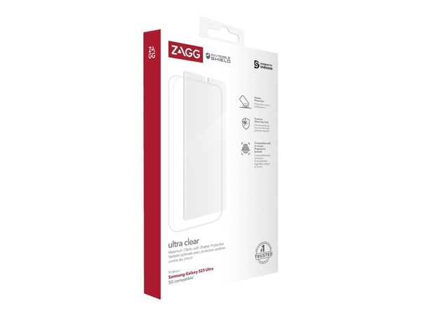 ZAGG InvisibleShield Ultra Clear - Skjermbeskyttelse for mobiltelefon - for Samsung Galaxy S23 Ultra