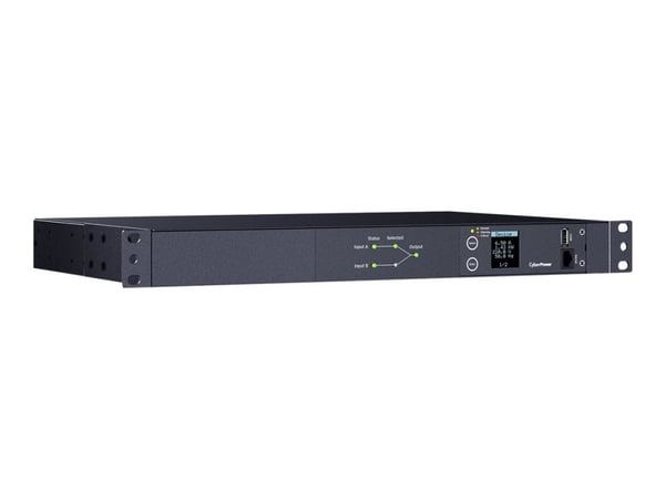 CyberPower PDU24004, Hallittu, Kytkimellinen, 1U, Yksivaiheinen, Telineasennettava, Vaaka, Terästä