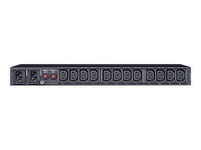 CyberPower PDU24004, Hallittu, Kytkimellinen, 1U, Yksivaiheinen, Telineasennettava, Vaaka, Terästä