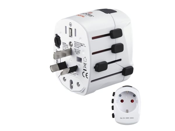 Hama "World Travel Pro" - Strømadapter - 1750 watt - 7 A