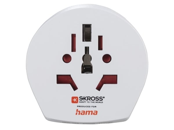 Hama World Travel Pro Light USB, Universel, Universel, Lige, Lige, Type B, Type E (FR), Type F, Type G (UK), Type I (AU), Type A, Type B, Type C, T...
