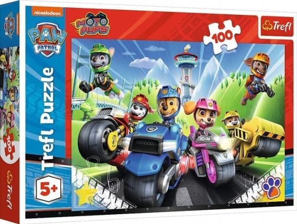 TREFL 100 stycken 16430 Paw Patrol på cyklar
