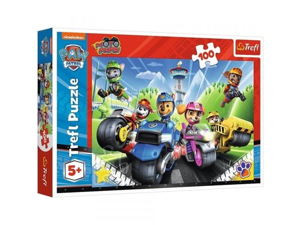 TREFL 100 stycken 16430 Paw Patrol på cyklar