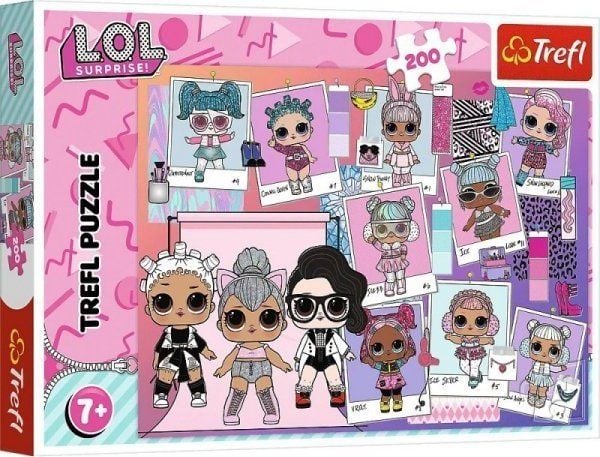 Puzzle 200 elements L.O.L Surprise Lovely dolls