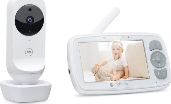 Motorola VM34 babyalarm 4,3", hvit