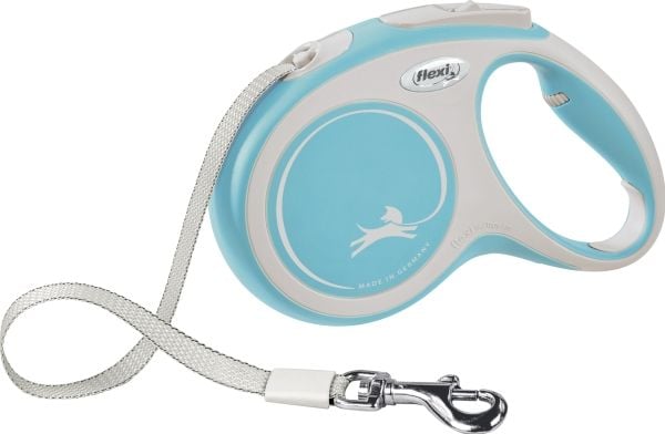 flexi New Comfort M bånd 5 m, 25 kg, blå