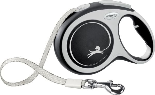 flexi New Comfort L bånd 8 m, 50 kg, sort