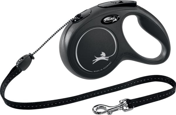 Flexi New CLASSIC 5 m Sort Hund Fleksibel hundesnor Fleksibel hundesnor