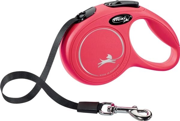Flexi New Classic Automaattinen hihnahihna XS 3m punainen