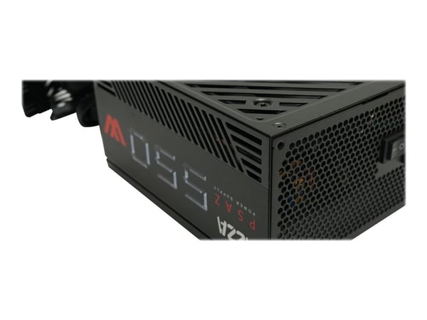 AZZA - Strømforsyning (intern) - ATX12V / EPS12V - 80 PLUS Bronze - AC 100-240/200-240 V - 550 watt - svart