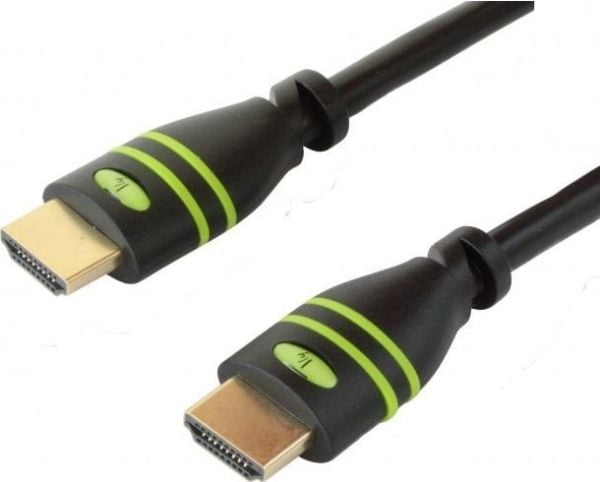 TECHly High Speed HDMI Cable With Ethernet Channel - HDMI-kabel med Ethernet - HDMI hann til HDMI hann - 3 m - dobbeltisolert
