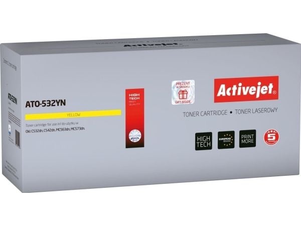 Activejet ATO-532YN, 1500 sivua, Keltainen, 1 kpl