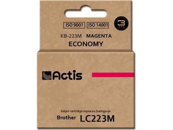 Actis cartridge KB-223M replacement Brother LC223M Standard 10 ml - Kompatibel - Tintenpatrone, Standard utskriftsproduksjon, Fargestoffbasert blek...