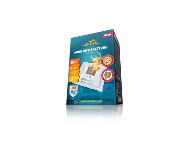 ETA eBag Antibacterial 9600 68020 - Tilbehørssett for støvsuger - for støvsuger