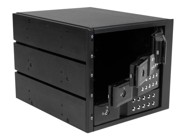 Startech 4-Bay Mobile Rack Backplane - Trayless Hot Swap Mobile Rack Backplane for 3.5in SAS II/SATA III - 6 Gbps HDD (HSB4SATSASBA) - Bevegelig la...