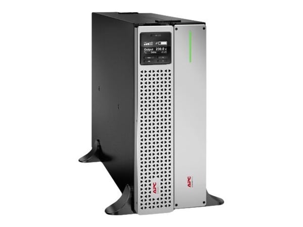APC Smart-UPS On-Line - UPS (kan monteres i rack) - AC 220/230 V - 2700 watt - 3000 VA - USB - utgangskontakter: 8 - 4U - 1.83 m kabel - svart, sølv