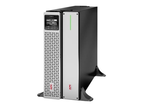 APC Smart-UPS On-Line - UPS (kan monteres i rack) - AC 220/230 V - 2700 watt - 3000 VA - USB - utgangskontakter: 8 - 4U - 1.83 m kabel - svart, sølv