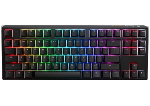 Ducky One 3 Classic Black/White TKL Gaming Tastatur, RGB LED - MX-Black (US)