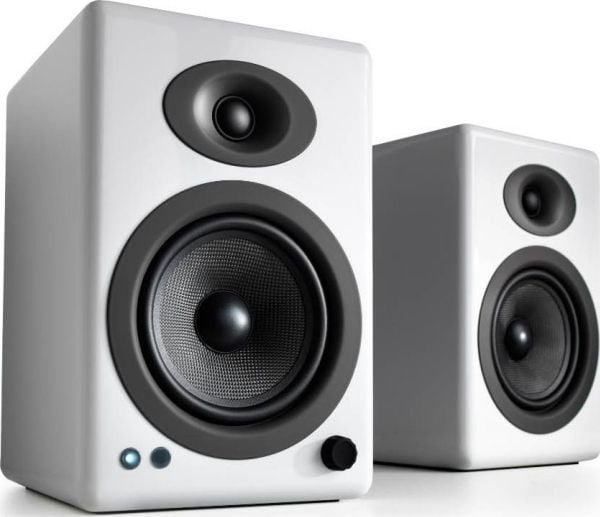 Audioengine A5+ WIRELESS, 2-suuntainen, 2.0 kanavaa, Langaton, 50 W, 50 - 22000 Hz, Valkoinen Audioengine A5+ WIRELESS, 2-suuntainen, 2.0 kanavaa, Langaton, 50 W, 50 - 22000 Hz, Valkoinen