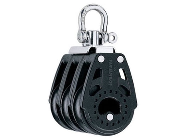 Harken Carbo-blokk 40 mm trippel, svirvel