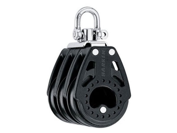 Harken Carbo Blokk 57 mm trippel, dreibar