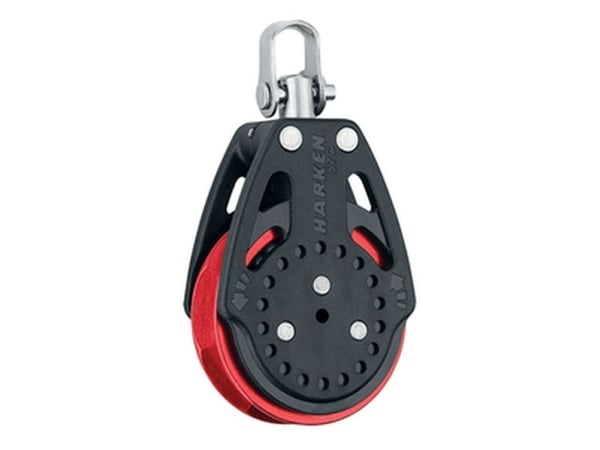 Harken Carbo Ratchamatic-blokk 57 mm enkel svirvel