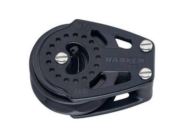 Harken Carbo ratchet-blokk 40 mm enkel, skilpadde