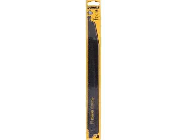 Dewalt HCS 240mm sapelisahanterät alajak. 5-6.5mm 5kpl DT2352