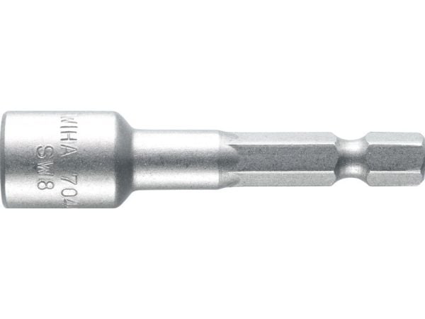 Wiha 04631, 1 stykker, Sekskantet, 25,4 / 4 mm (1 / 4"), Kromvanadiumstål, Rustfritt stål, CE