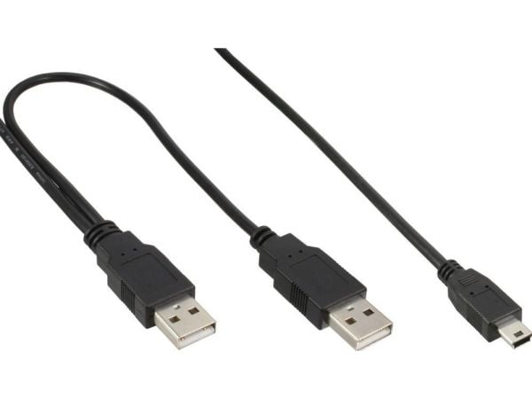 InLine 33107X, 1 m, Mini-USB B, 480 Mbit/s, Lajittelu