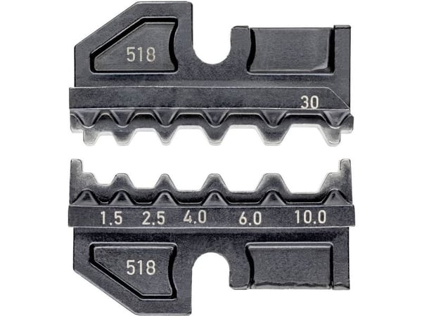 Knipex 97 49 30 Krympinsats Oisolerad stötkontakt 1,5 till 4 mm² Passar märke Knipex 97 43 200, 97 43 E, 97 43 E AUS, 97 43 E UK, 97 43 E US