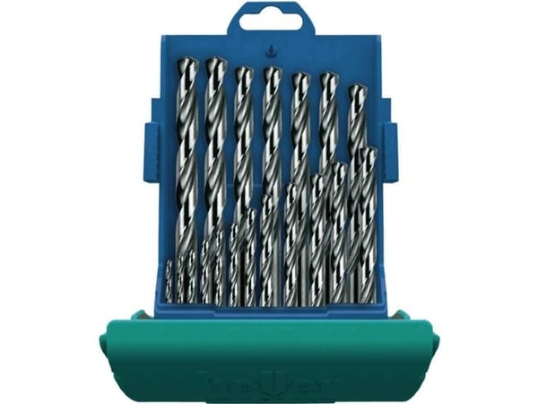 Heller 28707 HSS metall spiralbor-sett 25 deler 1–13 mm slipt sylinderskaft 1 sett