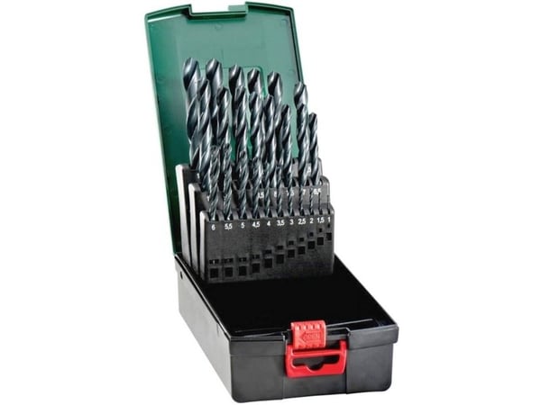 Metabo spiralbor i metall, 25 deler: 1–8,5 mm (627159000)