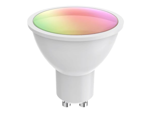 Woox R9076 - Lyskaster - LED-pære for søkelys - GU10 - 5.5 W (ekvivalent 40 W) - klasse G - RGB/soft warm white light - 2700-6500 K