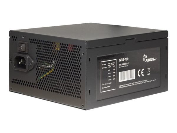 Argus GPS-700 - Strømforsyning (intern) - ATX12V 2.4 - 80 PLUS Gold - AC 100/240 V - 700 watt - aktiv PFC